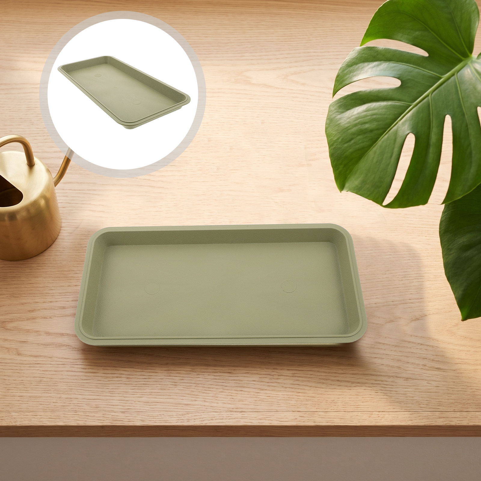 Rectangular Plastic Plant Tray - Drip Tray Saucer recension och pris