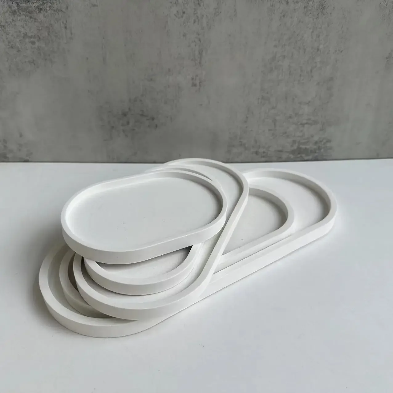 Oval Flower Pot Base Mold Ceme - Drip Tray Saucer recension och pris