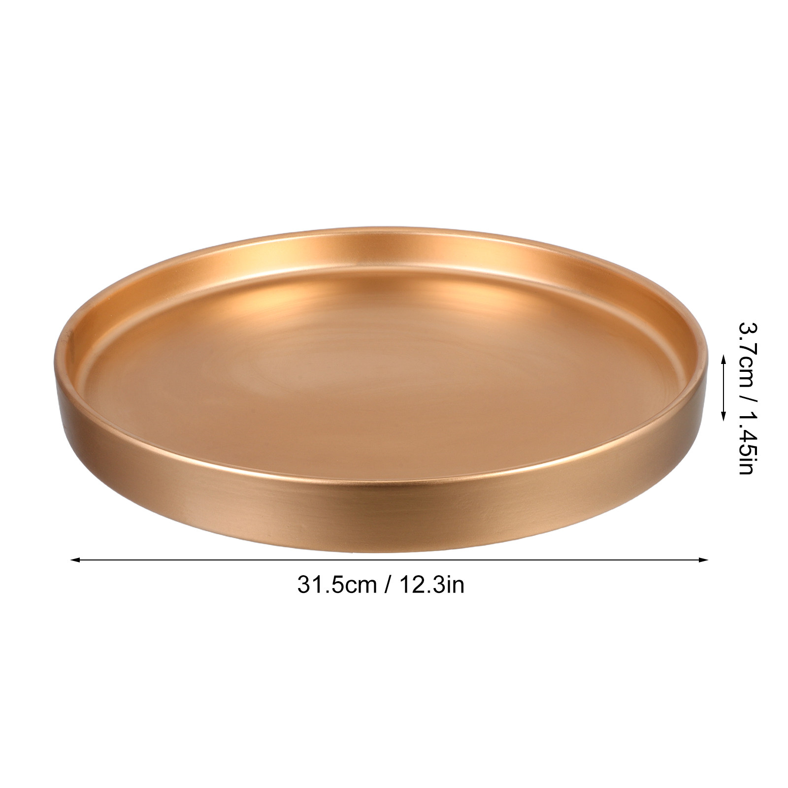 Premium Large Round Ceramic Pl - Drip Tray Saucer recension och pris